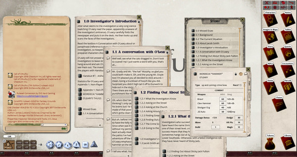 Fantasy Grounds - Missed Dues (CoC7E)