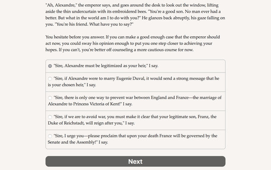 Screenshot z The Eagle's Heir