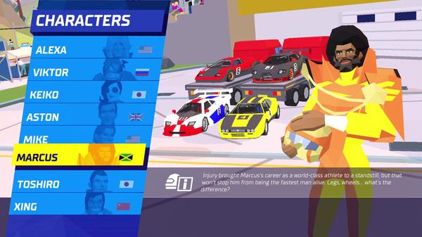 Screenshot z Hotshot Racing