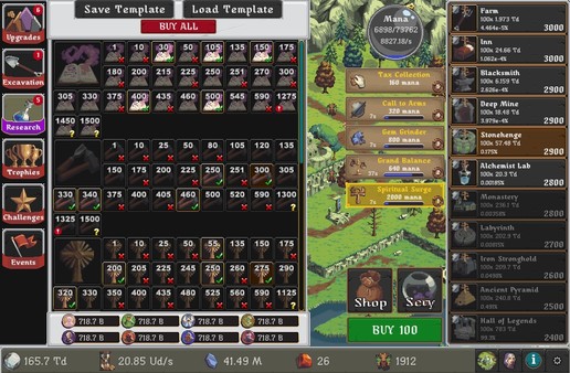 Screenshot z Realm Grinder Screenshot z Realm Grinder