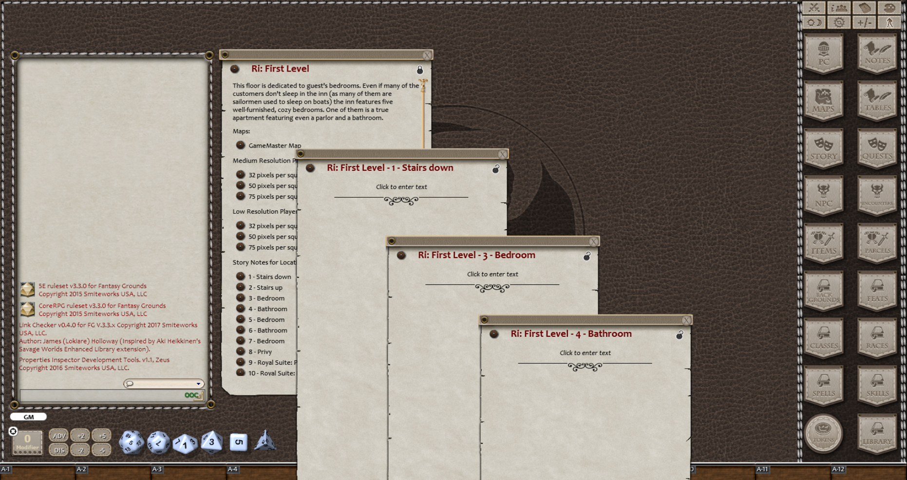 Fantasy Grounds - 0one's Colorprints #2: Riverside Inn (Map Pack) Featured Screenshot #1