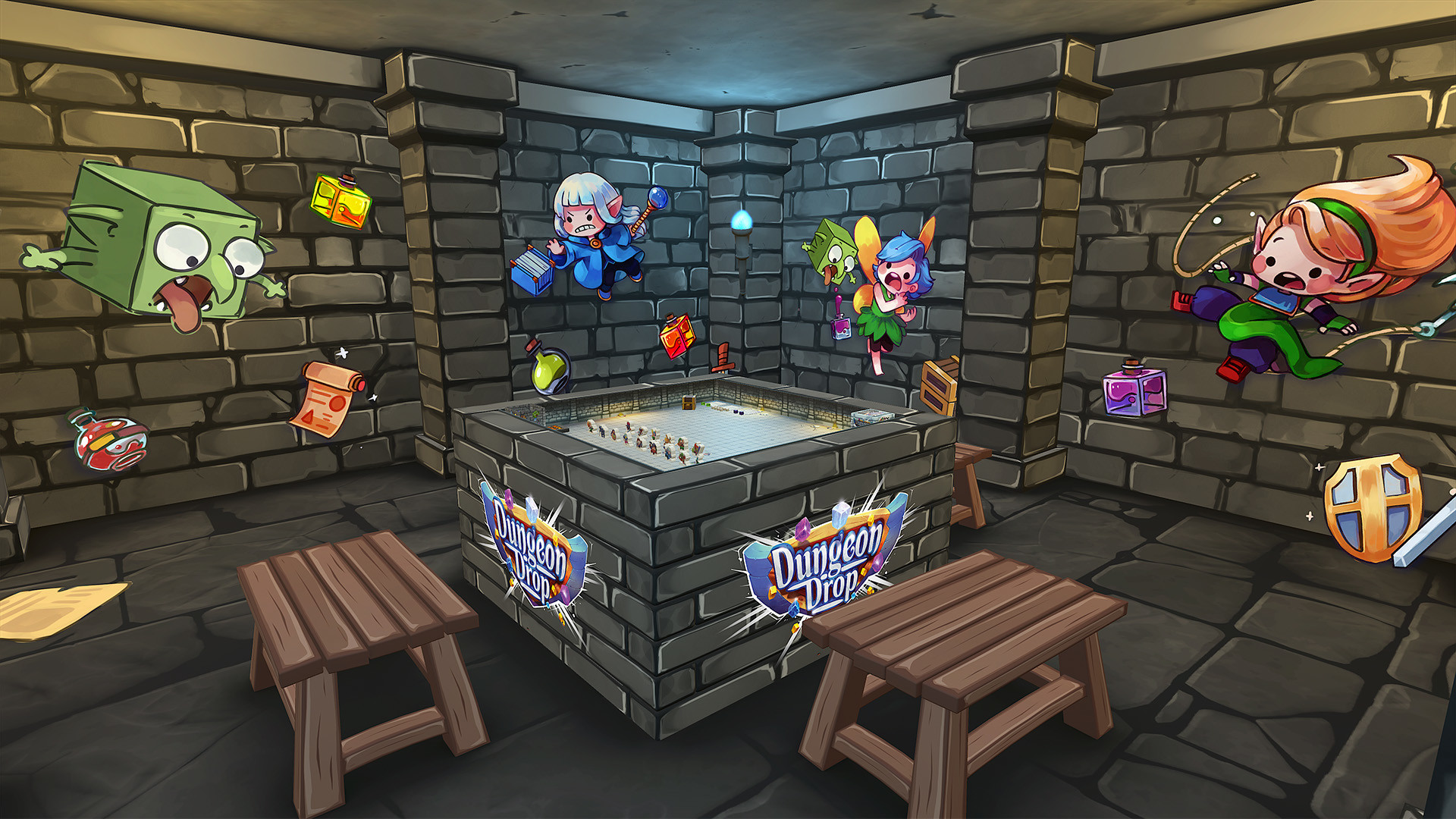 Tabletop Simulator - Dungeon Drop Featured Screenshot #1