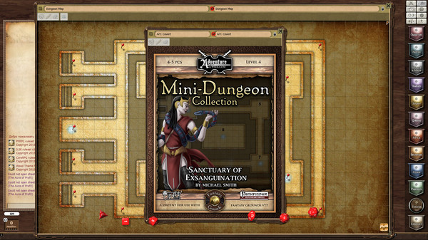 Fantasy Grounds - Mini-Dungeon #026: Sanctuary of Exsanguination (PFRPG)