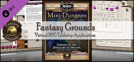 Fantasy Grounds - Mini-Dungeon #028: Throne of the Dwellers in Dreams (PFRPG) Header Image