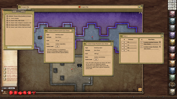 Fantasy Grounds - Mini-Dungeon #028: Throne of the Dwellers in Dreams (PFRPG) screenshot 3