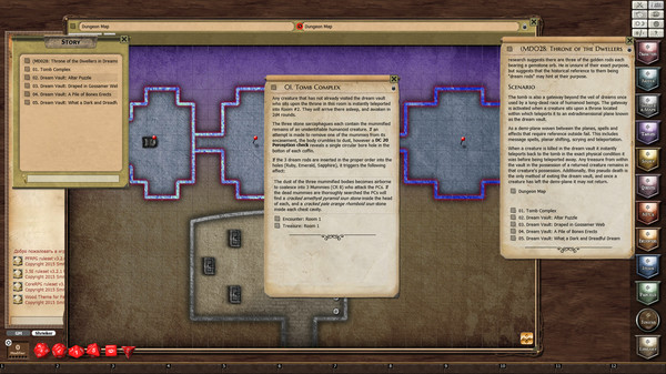 Fantasy Grounds - Mini-Dungeon #028: Throne of the Dwellers in Dreams (PFRPG)