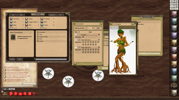 Fantasy Grounds - Mini-Dungeon #030: The Burning Tree of Coilltean Grove (PFRPG)