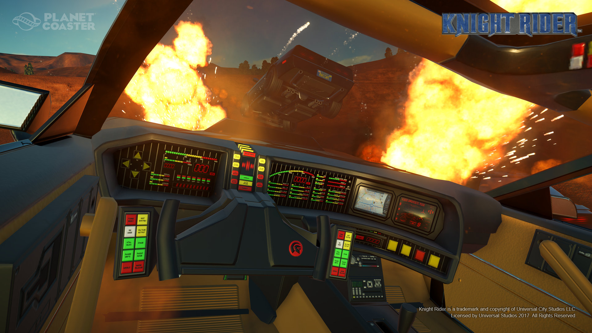 Planet Coaster - Knight Rider K.I.T.T. Construction Kit screenshot 3