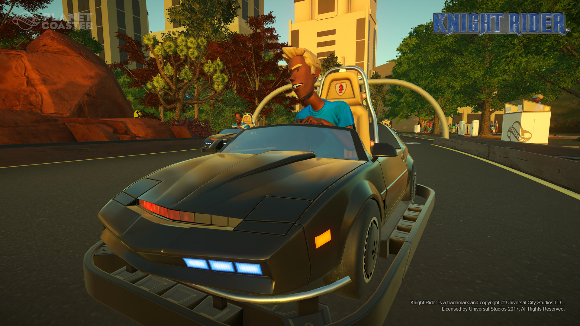 Planet Coaster - Knight Rider K.I.T.T. Construction Kit screenshot 5