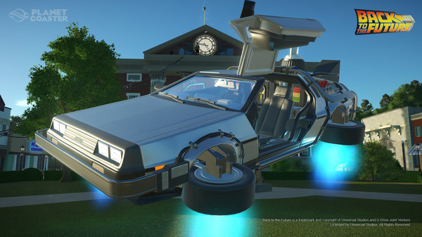 Planet Coaster - Back to the Future™ Time Machine Construction Kit