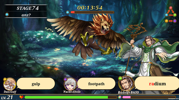 Screenshot z VALIANT KNIGHTS Typing Battle Screenshot z VALIANT KNIGHTS Typing Battle