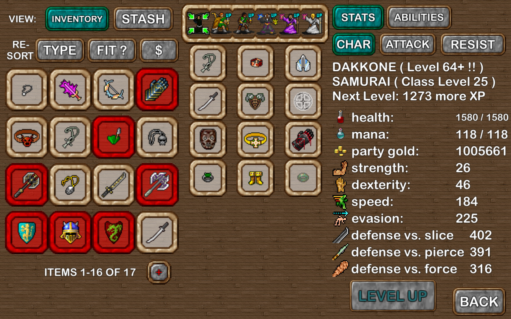 DUNGEONS OF CHAOS