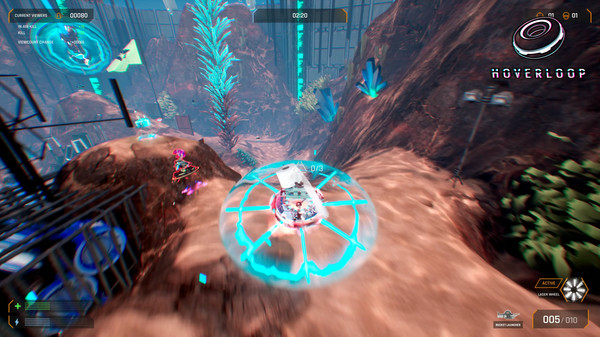 Screenshot z Hoverloop