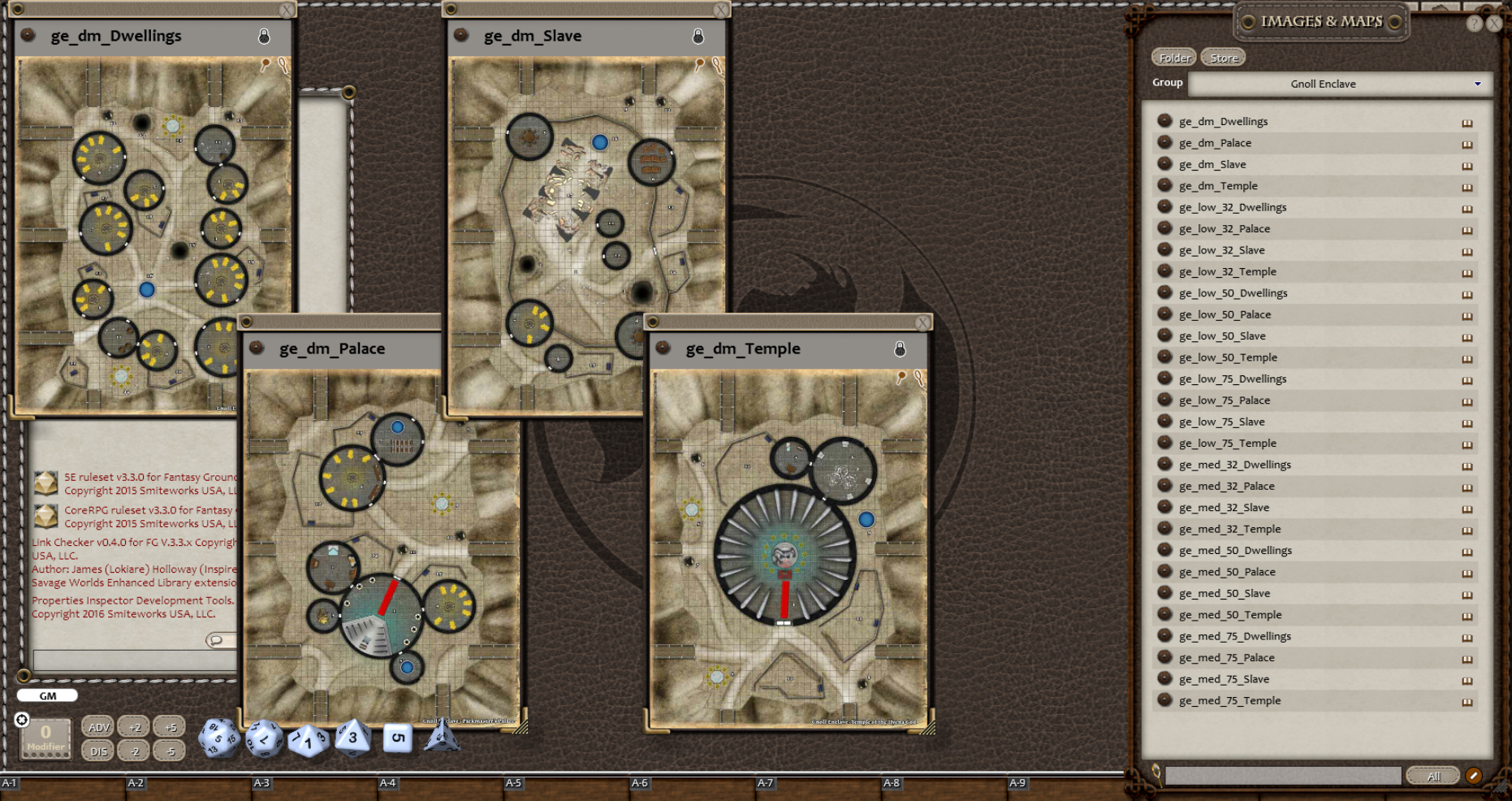 Fantasy Grounds - 0one's Colorprints #8: Gnoll Enclave (Map Pack) screenshot 4