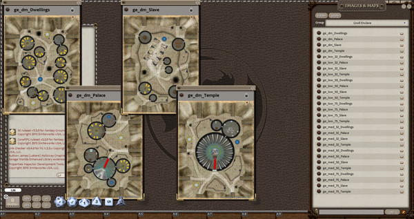 Fantasy Grounds - 0one's Colorprints #8: Gnoll Enclave (Map Pack)