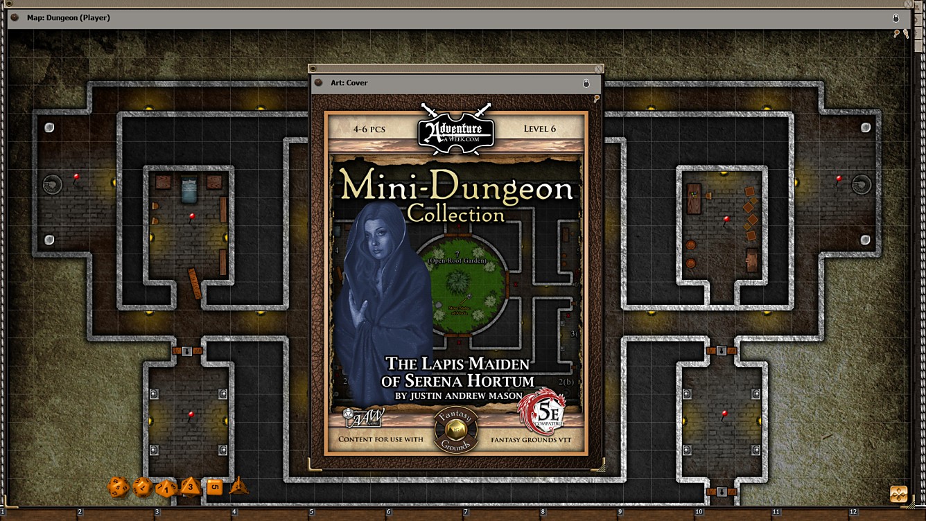 Fantasy Grounds - Mini-Dungeon #024: The Lapis Maiden of Serena Hortum (5E) Featured Screenshot #1