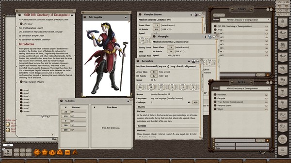 Fantasy Grounds - Mini-Dungeon #026: Sanctuary of Exsanguination (5E)