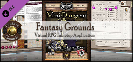 Fantasy Grounds - Mini-Dungeon #029: Heart of the Sacred Dawn (5E) Header Image