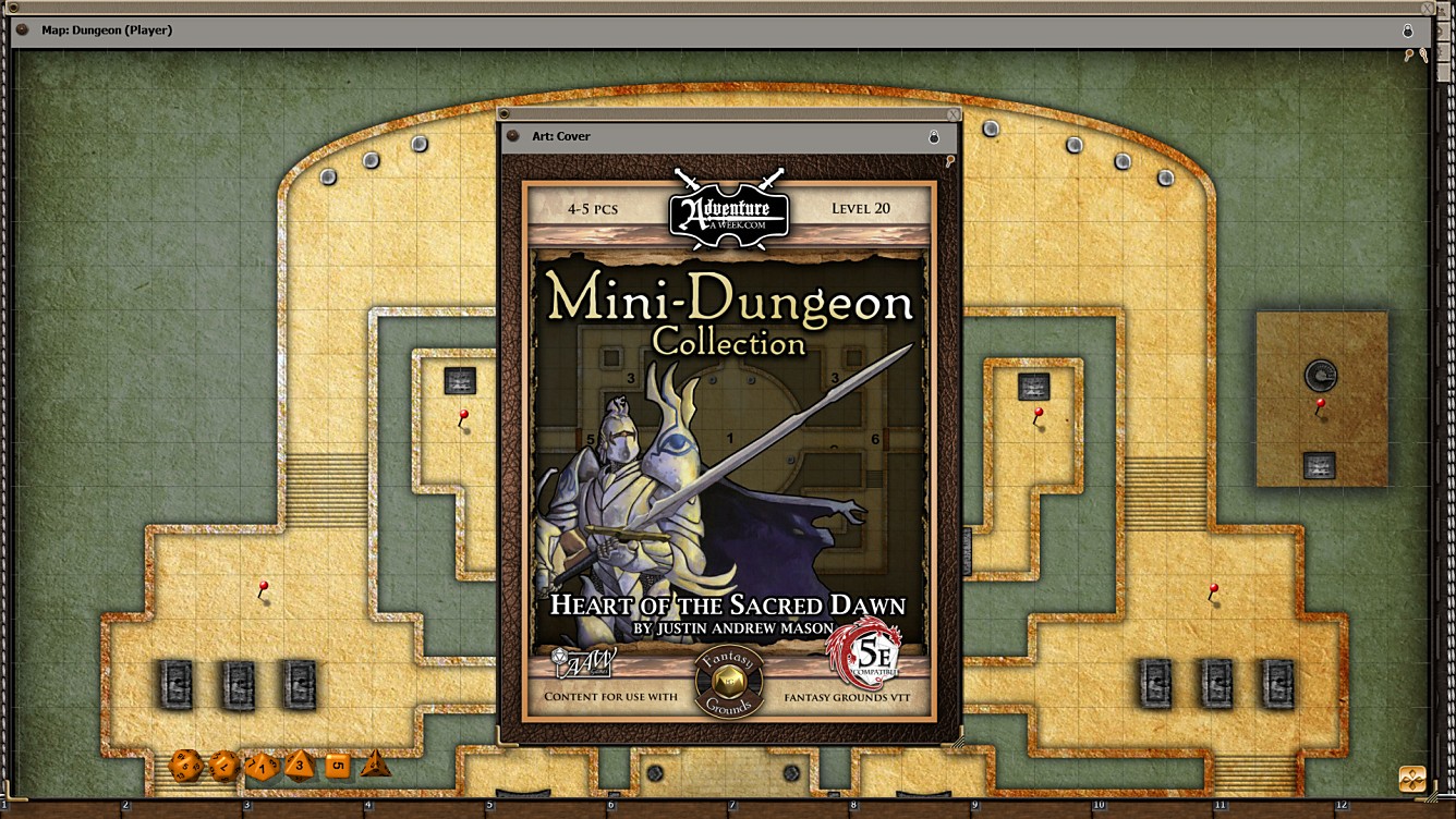 Fantasy Grounds - Mini-Dungeon #029: Heart of the Sacred Dawn (5E) screenshot 1