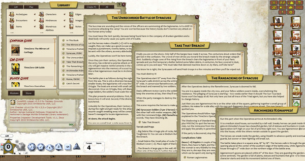 Fantasy Grounds - TIMEZERO: The Mirrors of Carthage (Savage Worlds)