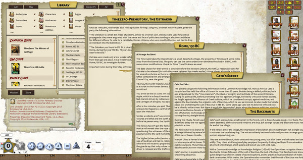 Fantasy Grounds - TIMEZERO: The Mirrors of Carthage (Savage Worlds)
