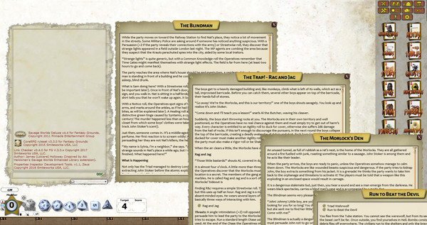 Fantasy Grounds - TIMEZERO: Tomorrow BOMB (Savage Worlds)