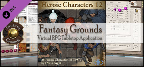 Fantasy Grounds - Heroic Characters 12 (Token Pack) Header Image