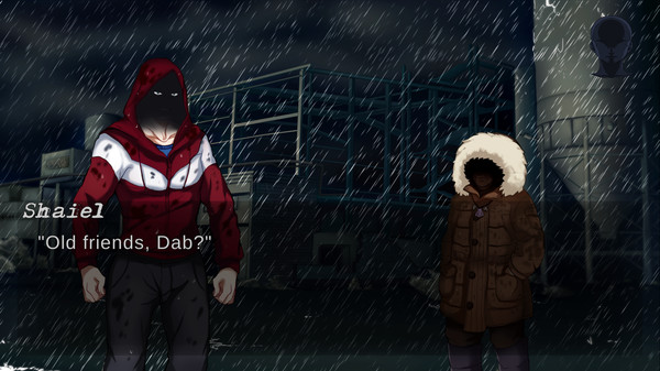 Screenshot z OMEGA PATTERN - VISUAL NOVEL