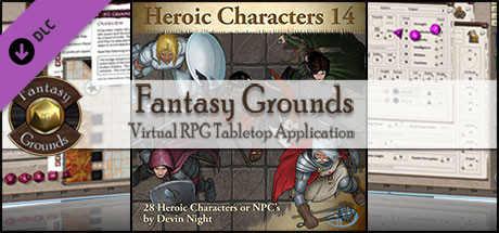 Fantasy Grounds - Heroic Characters 14 (Token Pack) Header Image