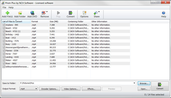 Screenshot z Prism Screenshot z Prism