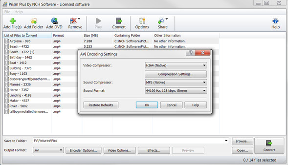Screenshot z Prism Screenshot z Prism