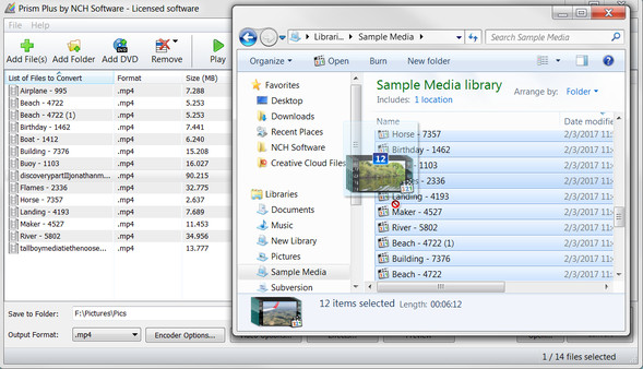 Screenshot z Prism Screenshot z Prism