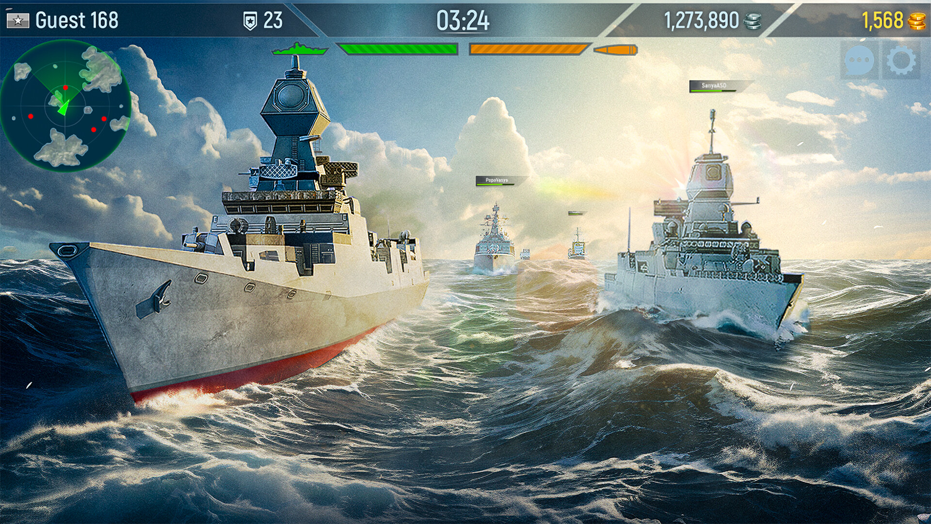 Naval Armada: Fleet Battle screenshot #4