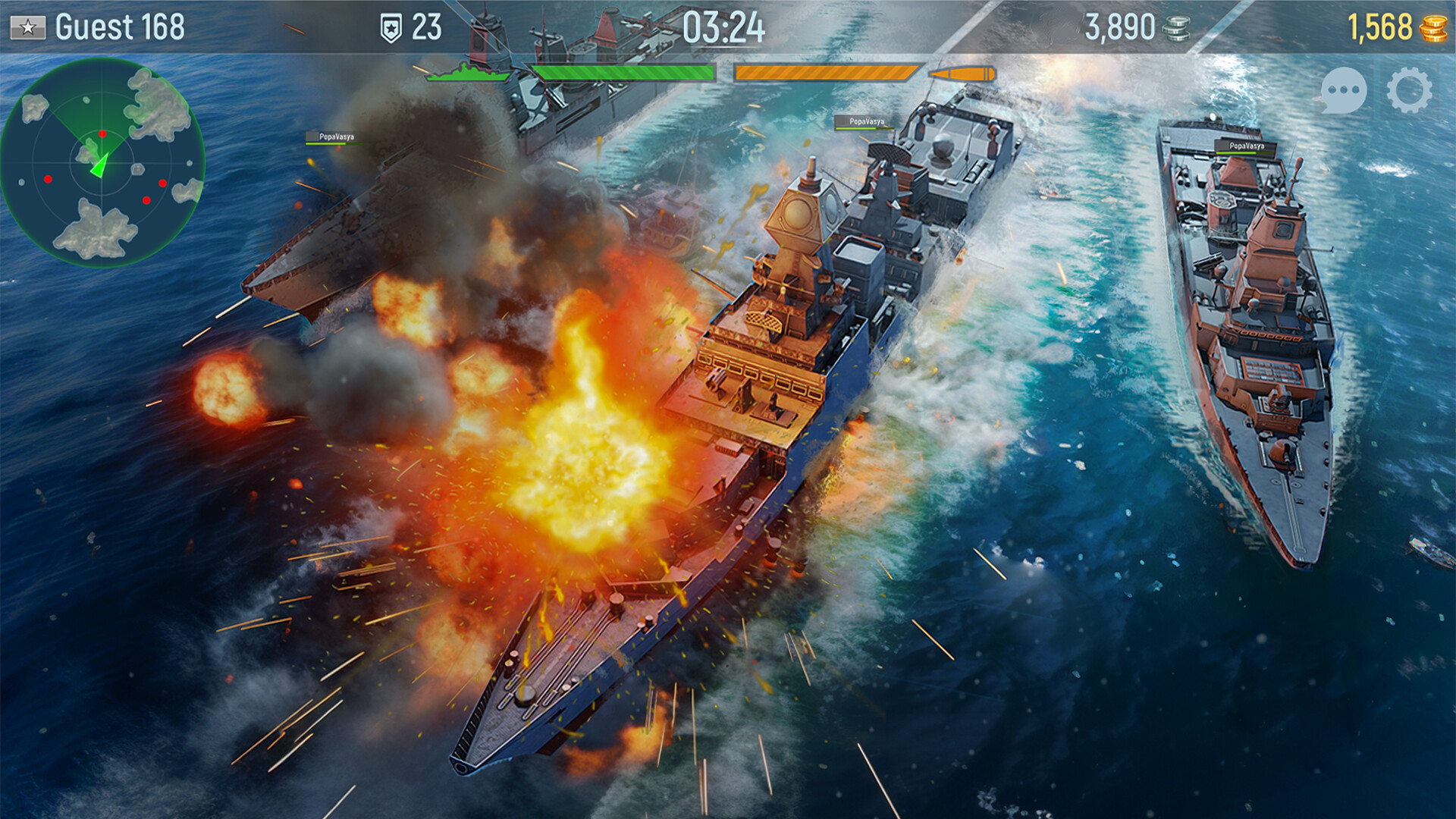 Naval Armada: Fleet Battle screenshot #7