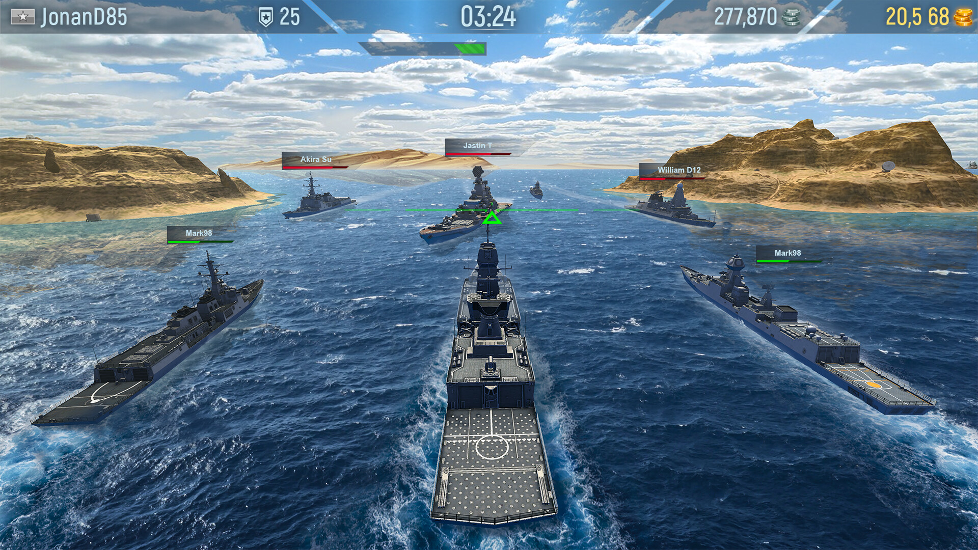 Naval Armada: Fleet Battle screenshot #2