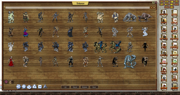 Fantasy Grounds - Cardstock Cowboys: Horrors of the Weird West (Token Pack)