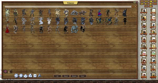 Fantasy Grounds - Cardstock Cowboys: Horrors of the Weird West (Token Pack)