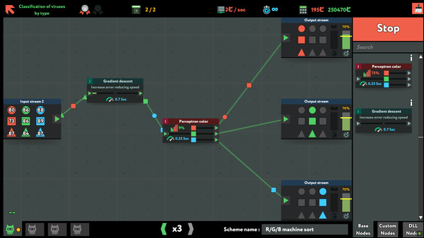 Screenshot z while True: learn()