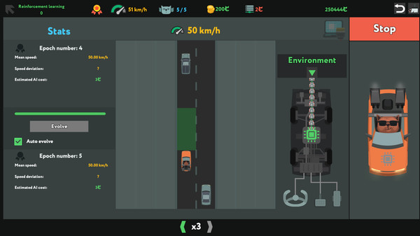 Screenshot z while True: learn()