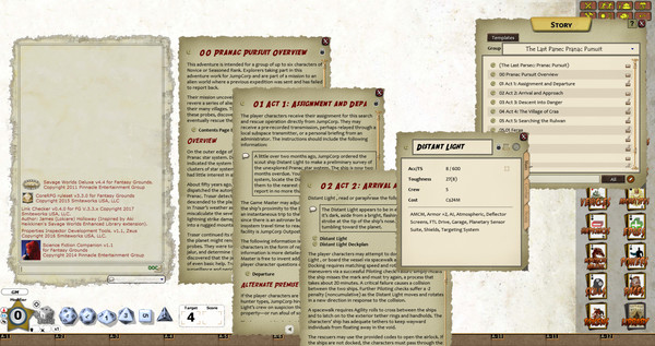 Fantasy Grounds - The Last Parsec: Pranac Pursuit (Savage Worlds)