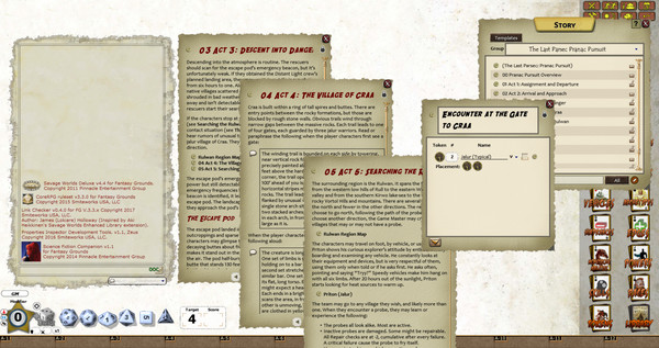 Fantasy Grounds - The Last Parsec: Pranac Pursuit (Savage Worlds)