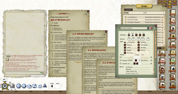 Fantasy Grounds - Daring Tales of Adventure #02 - Web of the Spider Cult (Savage Worlds)