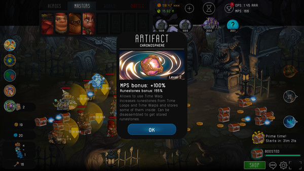 Tap Adventure: Time Travel - Beginner's Pack screenshot 2