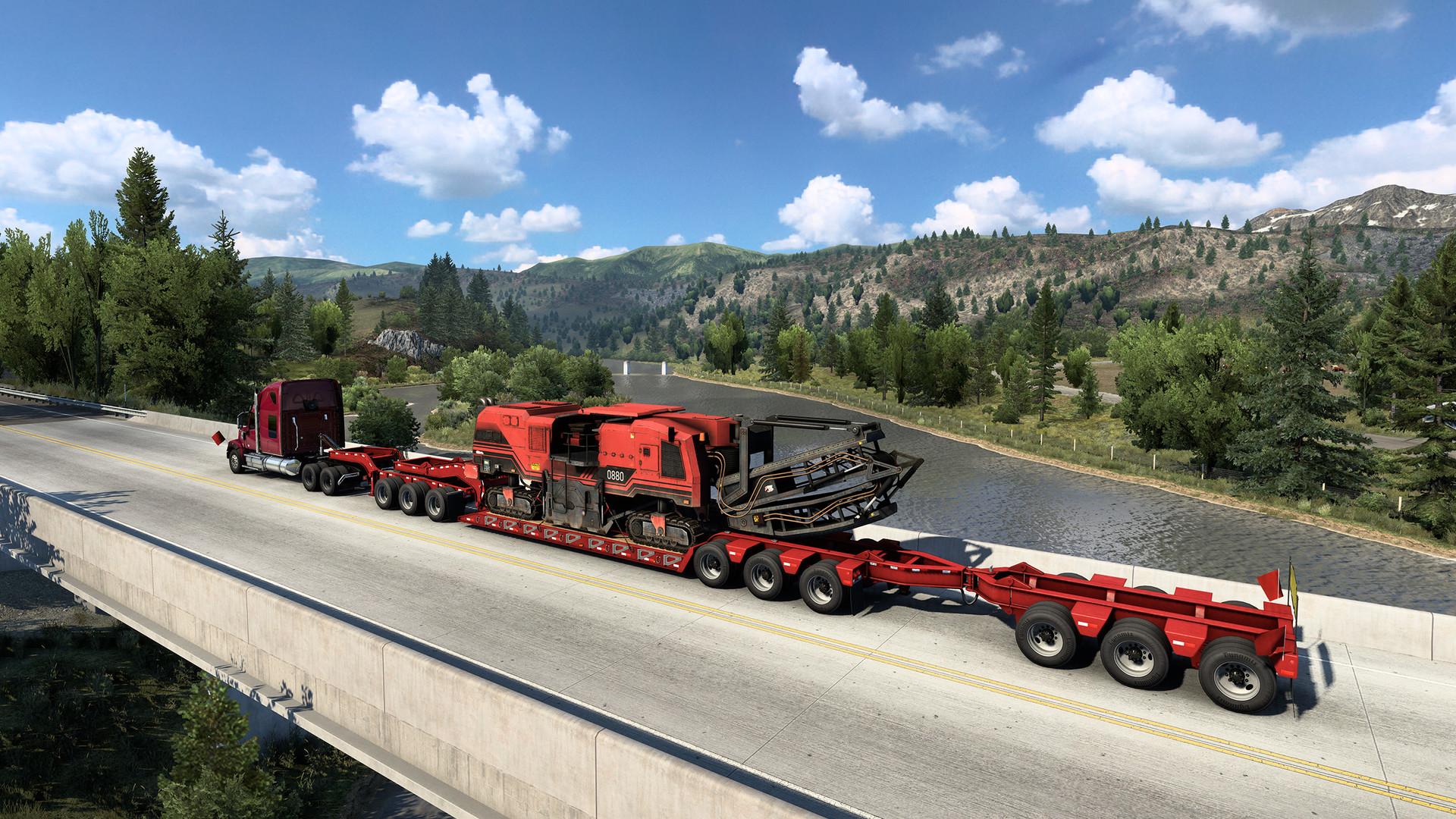 American Truck Simulator - Heavy Cargo Pack DLC gameplay screenshot 5