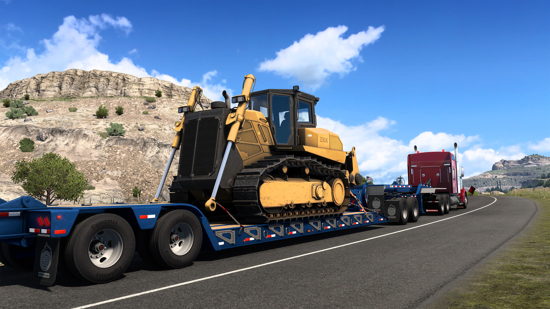 American Truck Simulator - Heavy Cargo Pack DLC gameplay screenshot 4