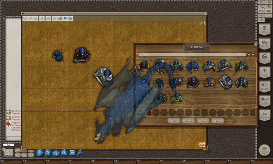 Fantasy Grounds - Blue Dragons (Token Pack)