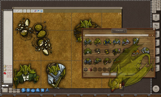 Fantasy Grounds - Brass Dragons (Token Pack)