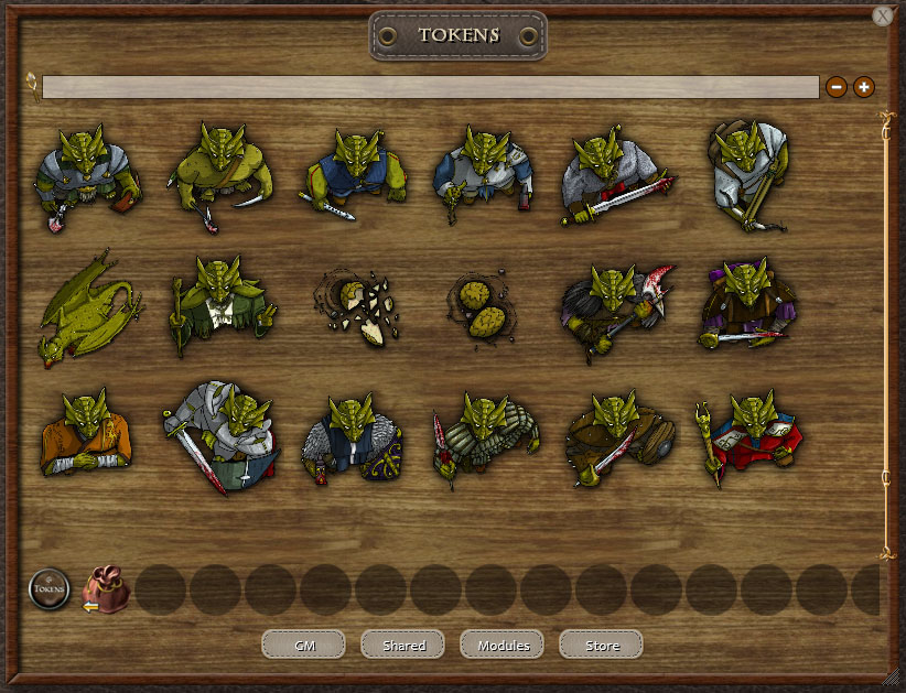 Fantasy Grounds - Brass Dragons (Token Pack) Featured Screenshot #1