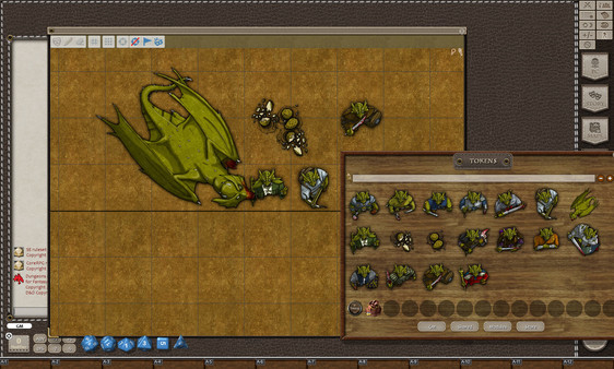 Fantasy Grounds - Brass Dragons (Token Pack)