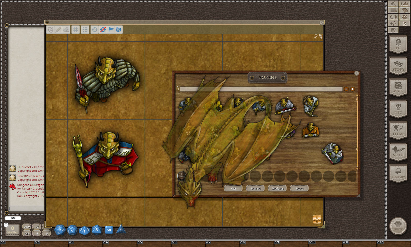 Fantasy Grounds - Bronze Dragons (Token Pack) screenshot 2